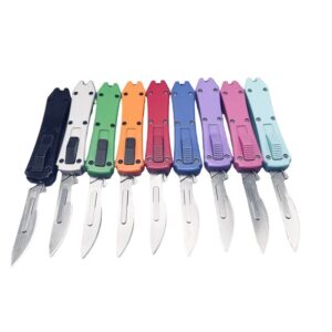 Scalpel Utility Knife With 10 Blade Knife Blue Box Cutter - Image 5