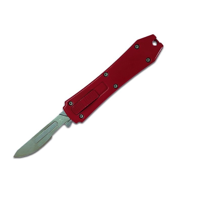 1-2-1.jpg Scalpel Utility Knife With 10 Blade Knife Red Box Cutter - Image 1