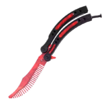 Balisong Butterfly Comb Peripheral Butterfly Practice Throwing Trainer