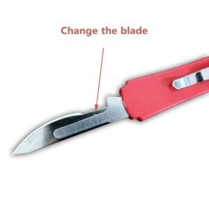 Scalpel Utility Knife With 10 Blade Knife Blue Box Cutter - Image 4
