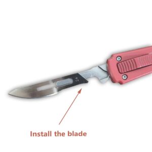 Scalpel Utility Knife With 10 Blade Knife Blue Box Cutter - Image 3