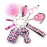 Personal Defense Keychain​ Popular Self-Defense 10-Piece Set