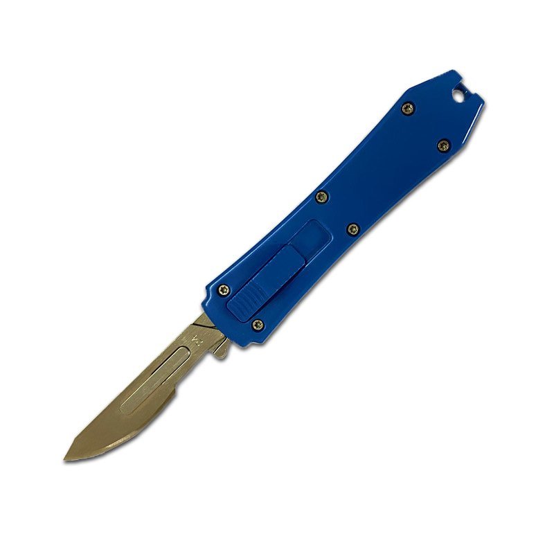 5-2.jpg Scalpel Utility Knife With 10 Blade Knife Blue Box Cutter - Image 1
