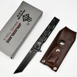8INCH Tanto Camping Folding Slingshot Knife - Image 4