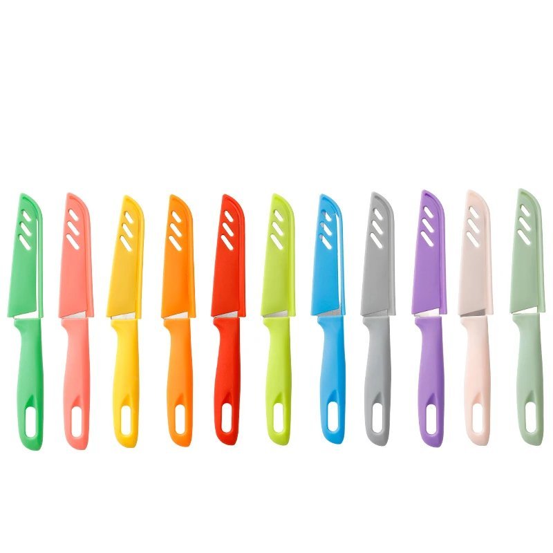 img_alibaba1733131611.jpeg 10 pcs paring knife set/Color Mix kitchen/camping/fish knife - Image 1
