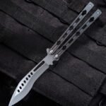 9 Curved Blade Balisong Trainer