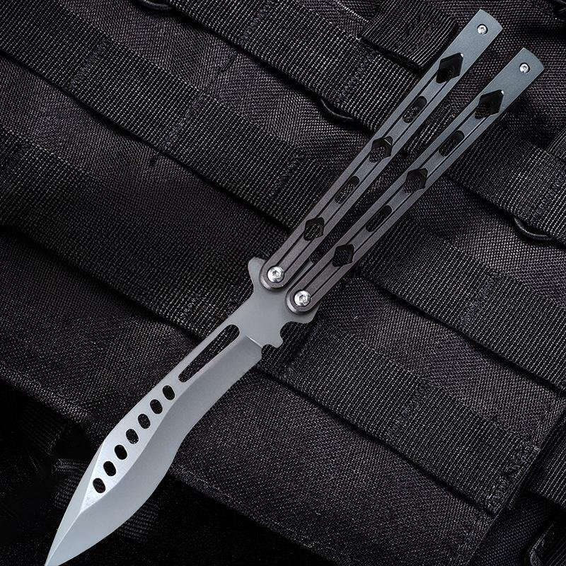 主图-01-1-1.jpg 9 Curved Blade Balisong Trainer - Image 1