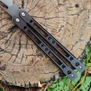 9 Curved Blade Balisong Trainer - Image 4