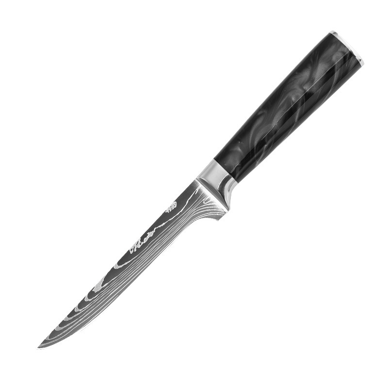 O1CN01PGxrtf1jAG8ES8HNA_2216615604507-0-cib.jpg Hot selling kitchen stainless steel sharp Damascus boning knife - Image 1