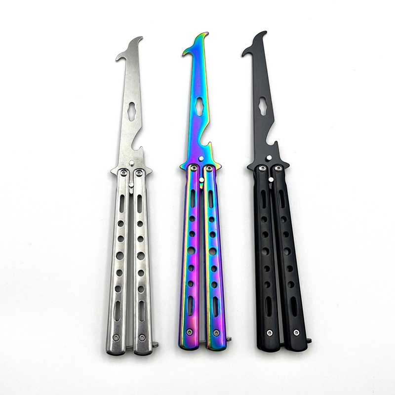 O1CN01XOZ2VL1rIWBUXPc3j_2214335175608-0-cib.jpg All-steel multifunctional butterfly Trainer swing unsharpened folding practice - Image 1