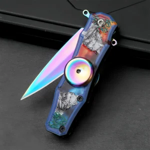 Fidget Spinner Knife EDC Multi-purpose Pocket Knife - Image 3