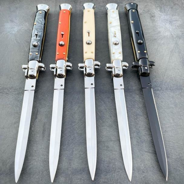 13_-Big-Boy-Auto-Italian-Stiletto-Switch-Blade_yyth.jpg 13 Inch Big Boy Auto Italian Stiletto Switch Blade (MASSIVE KNIFE) - Image 1