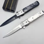 Stiletto folding knife